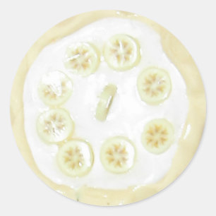Pegatinas del postre de la comida de la tarta de
