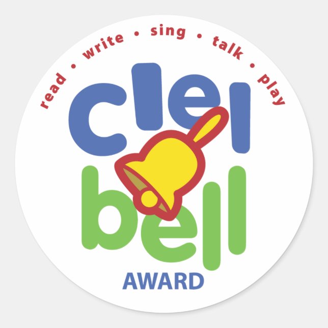 Pegatinas del Premio CLEL Bell (Anverso)
