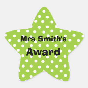 pegatinas del premio del profesor adaptable