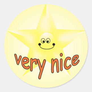 Pegatinas del premio Happy Face Star Profesora muy