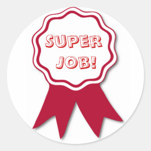 Pegatinas del premio Red Ribbon del profesor