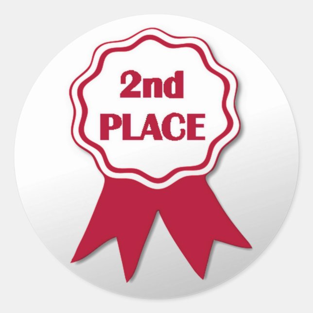 Pegatinas del premio Red Ribbon del profesor (Anverso)