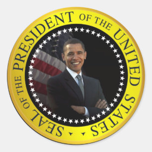 Pegatinas del presidente Barack Obama