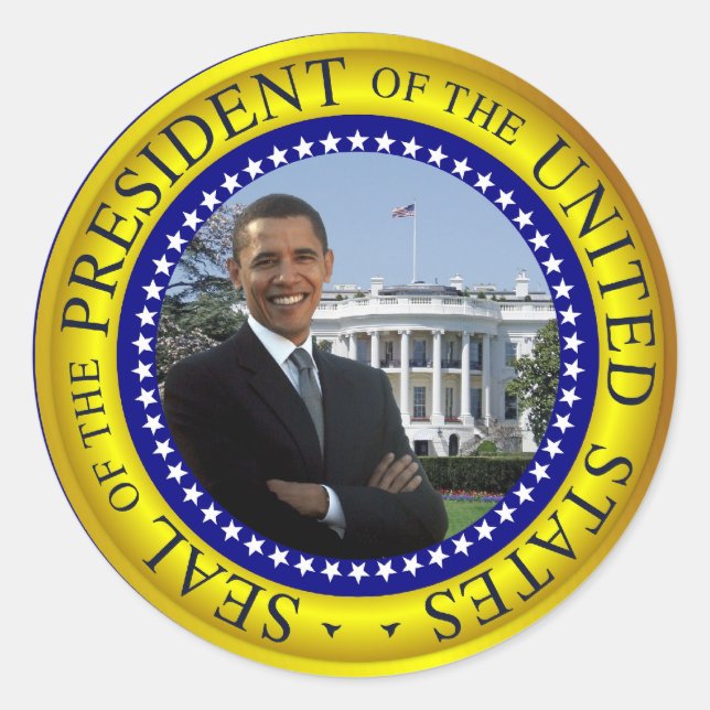 Pegatinas del presidente Obama - Personalizado (Anverso)