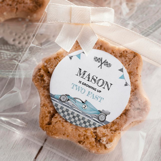 Pegatinas del primer cumpleaños de Fast One Race C (Subido por el creador)