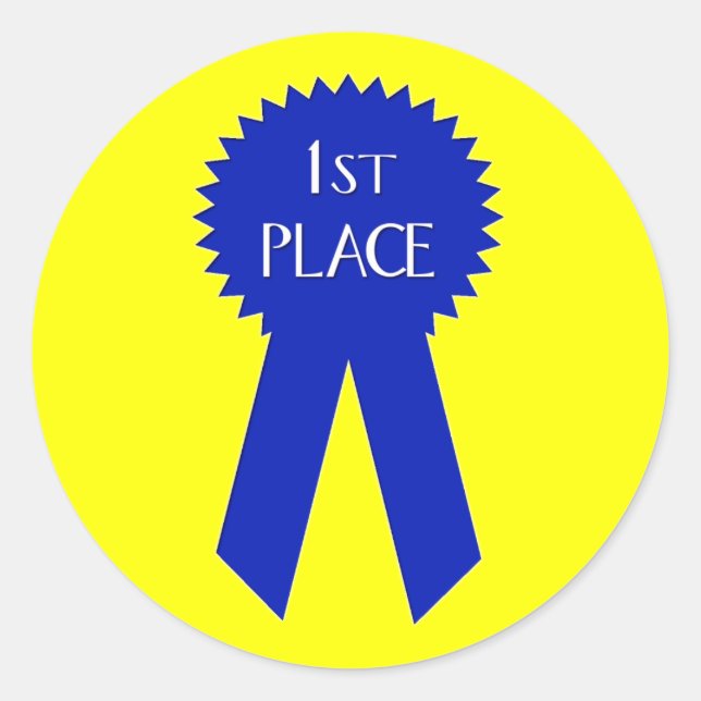 Pegatinas del primer lugar (Anverso)