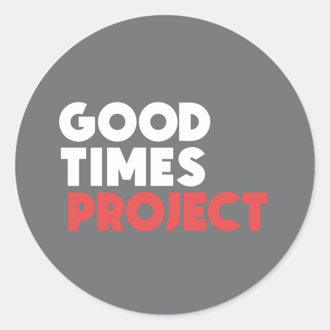 Pegatinas del proyecto Goodtimes (Anverso)
