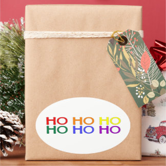 Pegatinas del Rainbow Ho Ho Ho Ho Ho
