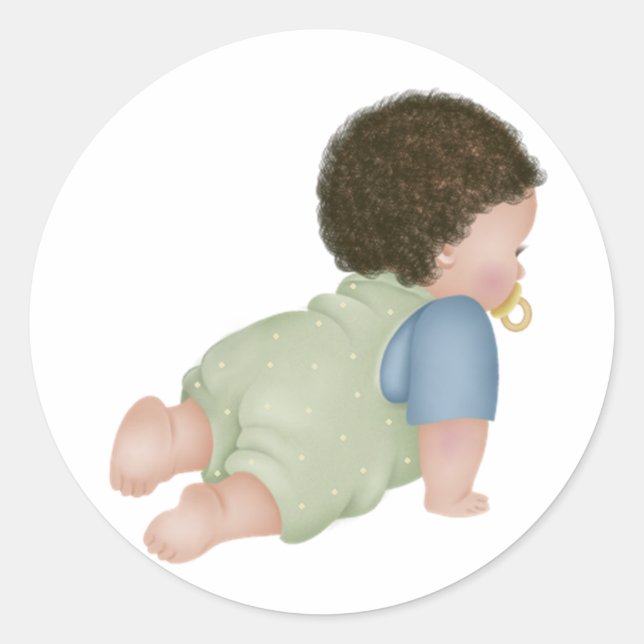Pegatinas del rastreo de bebés (Anverso)