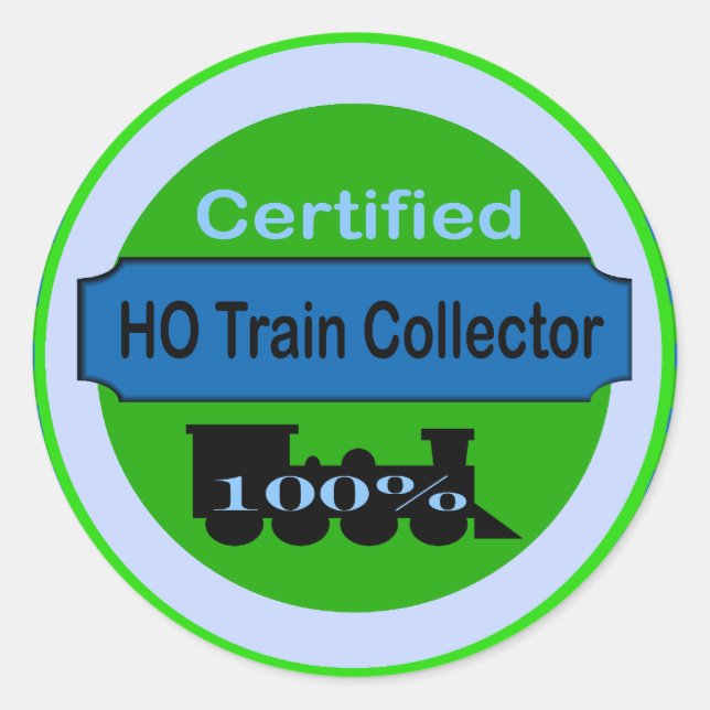 PEGATINAS del recopilador de trenes de HO (Anverso)