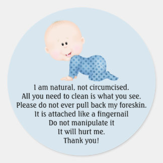 Pegatinas del recordatorio de la circuncisión para