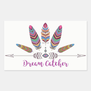 Pegatinas del rectángulo, brillantes, 4,5 x 2,7