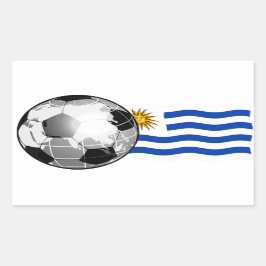 Pegatinas del Rectángulo del Fútbol de Uruguay