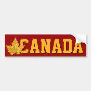 Pegatinas del recuerdo de Canadá de la pegatina