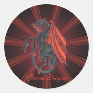 Pegatinas del Red Garnet Dragon