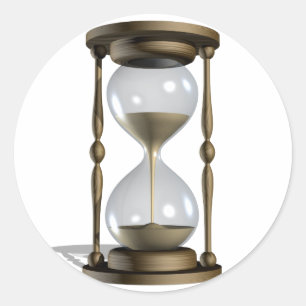 Pegatinas del reloj de arena