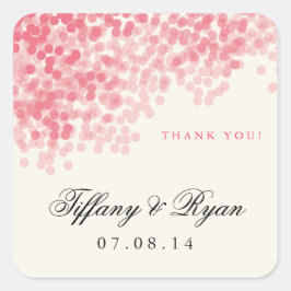 Pegatinas del Rosey Pink Light Shower Favorito