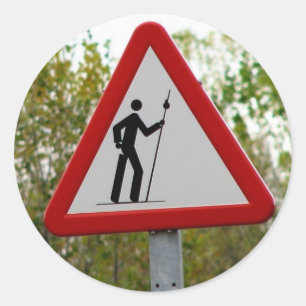 Pegatinas del Rótulo del peregrino