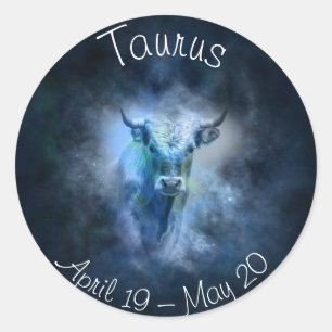 Pegatinas del Rótulo zodiaco Tauro Horoscope