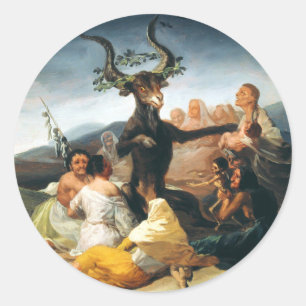 Pegatinas del Sabat de las brujas de Goya