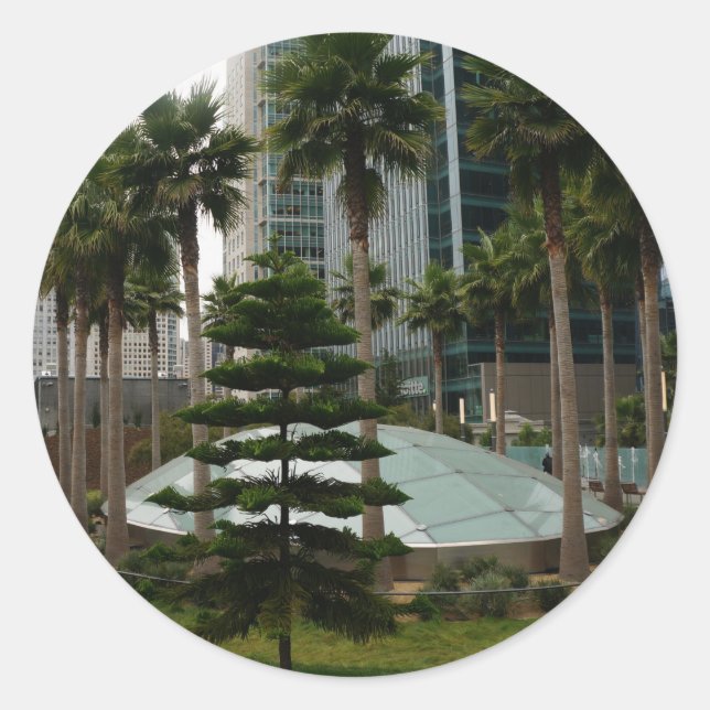 Pegatinas del Salesforce Park #1 de San Francisco (Anverso)