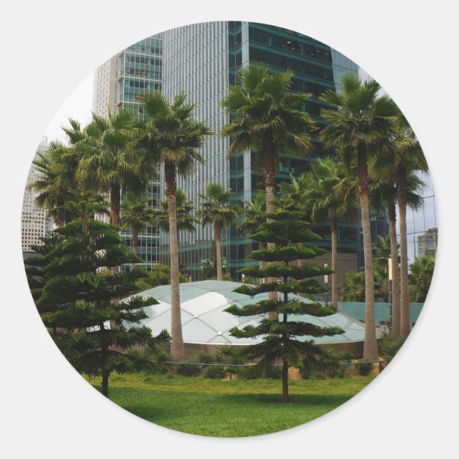 Pegatinas del Salesforce Park #3 de San Francisco (Anverso)