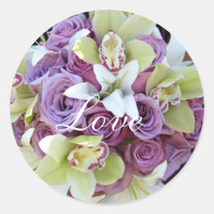 Pegatinas del Sello para sobres Boda de amor