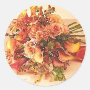 Pegatinas del Sello para sobres Boda de otoño