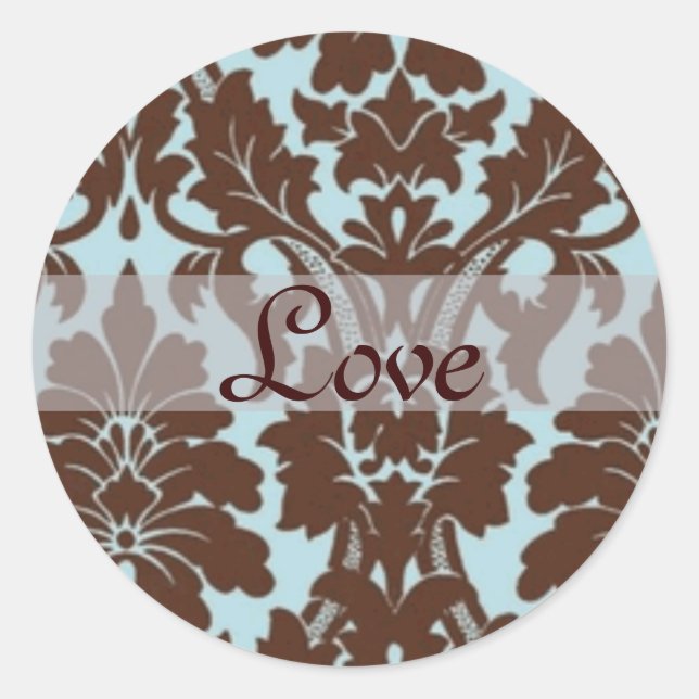 Pegatinas del Sello para sobres de amor (Anverso)