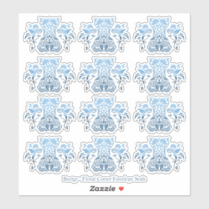 Pegatinas del Sello para sobres de iconos de damas