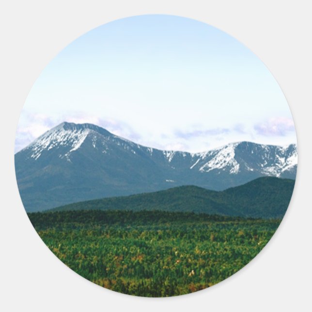 Pegatinas del Sello para sobres de Katahdin (Anverso)