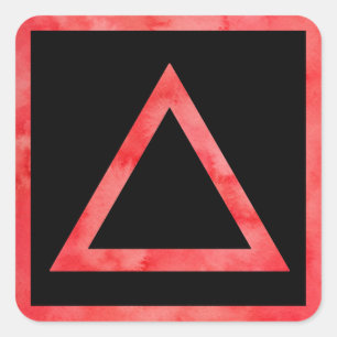 Pegatinas del símbolo del elemento del fuego