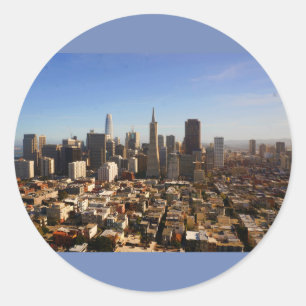 Pegatinas del Skyline #8-1 de San Francisco