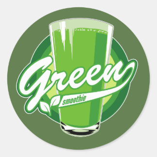 Pegatinas del Smoothie Verde