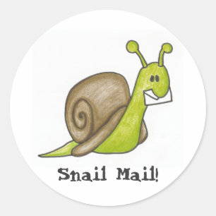 Pegatinas del snail mail