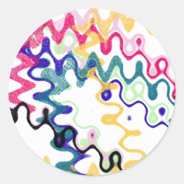 Pegatinas del Squiggle (Anverso)