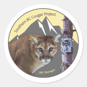 Pegatinas del Sur de BC Cougar