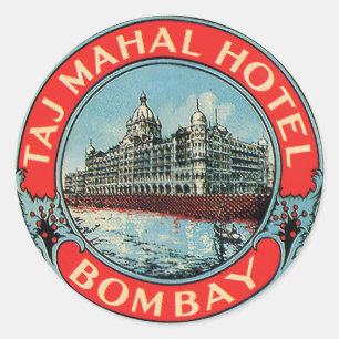 Pegatinas del Taj Mahal Hotel Bombay