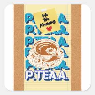 Pegatinas del Tea-A