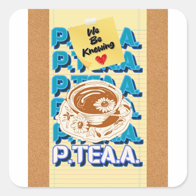 Pegatinas del Tea-A (Anverso)