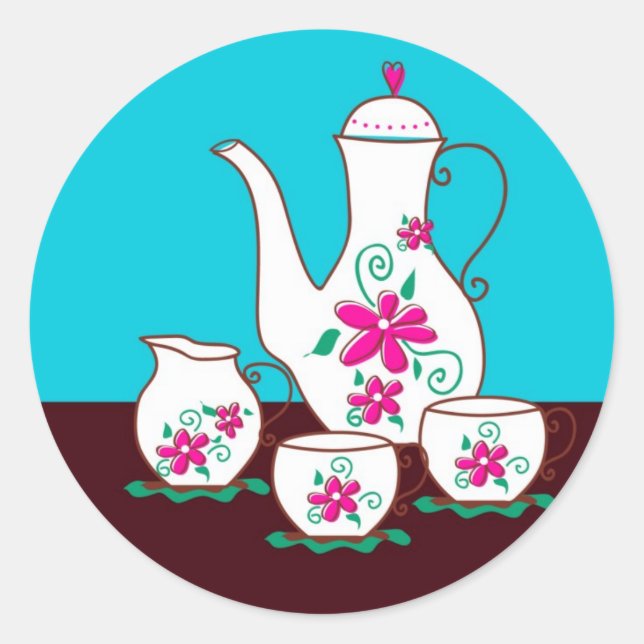 Pegatinas del Tea Fiesta (Anverso)