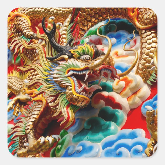 pegatinas del templo de dragón (Anverso)