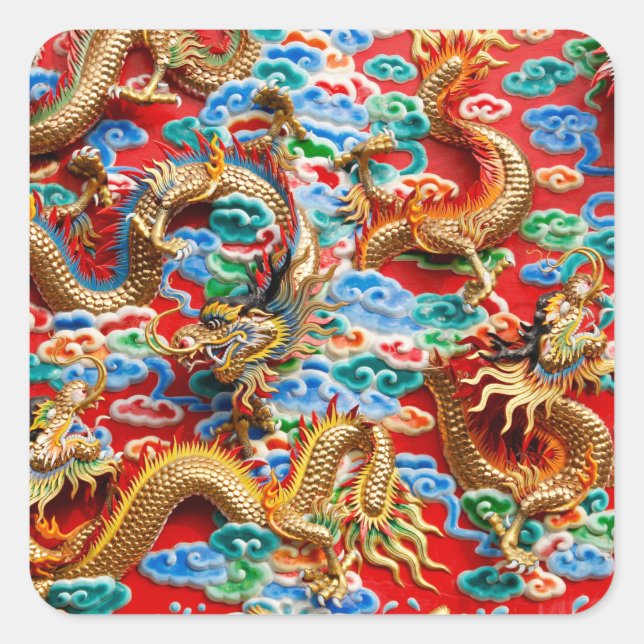 pegatinas del templo de dragones (Anverso)