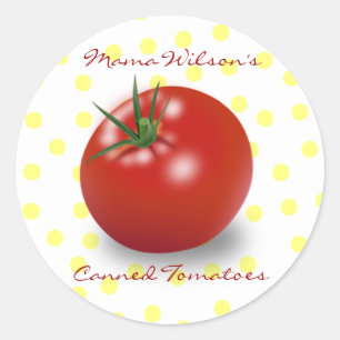 Pegatinas del tomate