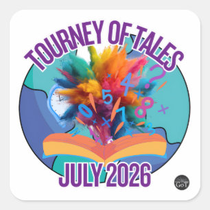 Pegatinas del Torneo de Cuentos de julio de 2026