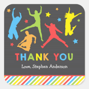 Pegatinas del trampolín/pegatinas del salto