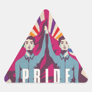 Pegatinas del Triángulo de la Revolución del Orgul