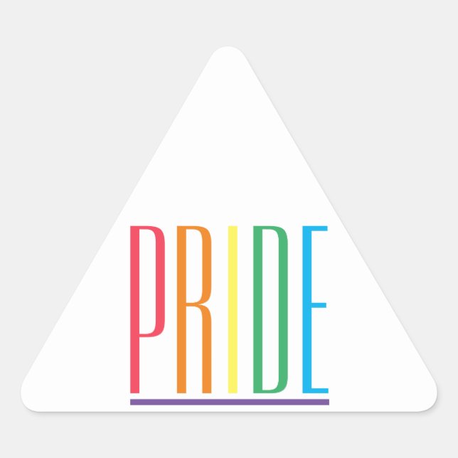 PEGATINAS del Triángulo del ORGULLO (Anverso)