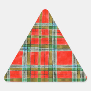 PEGATINAS del triángulo MAC BAIN TARTAN