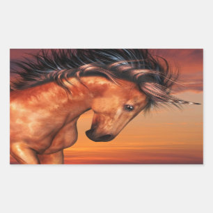 Pegatinas del unicornio de la castaña